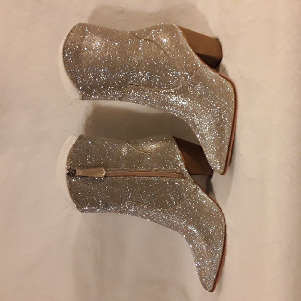 NEW in box Corkys Selfie clear rhinestone boots - Picture 3 of 5